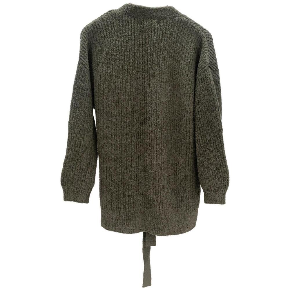 Barefoot Dreams Women's CozyChic Side-Tie Cardigan Olive Branch - Regular - Picture 2 of 2